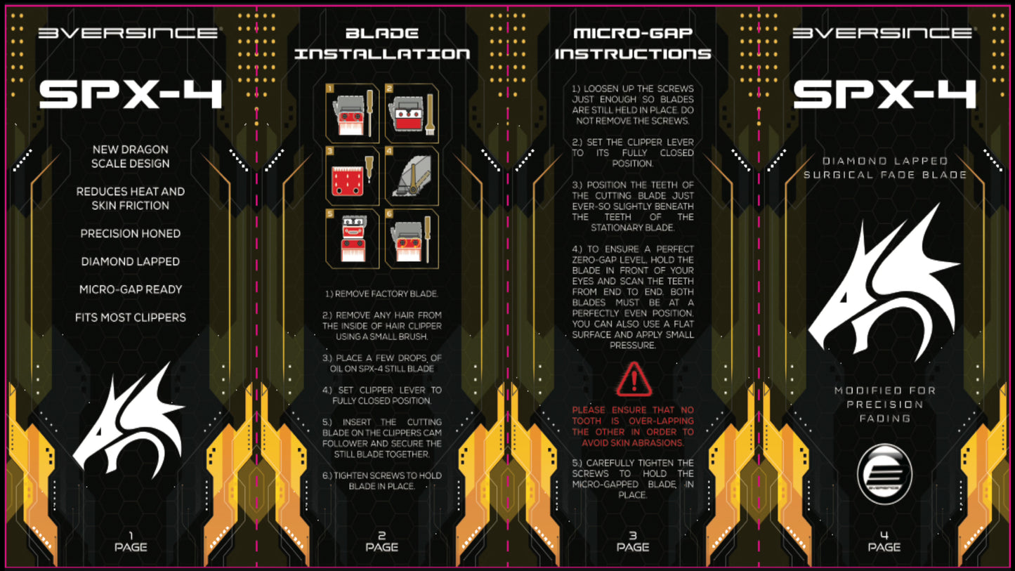 SPX-4 Fade blade™ - 3versince®