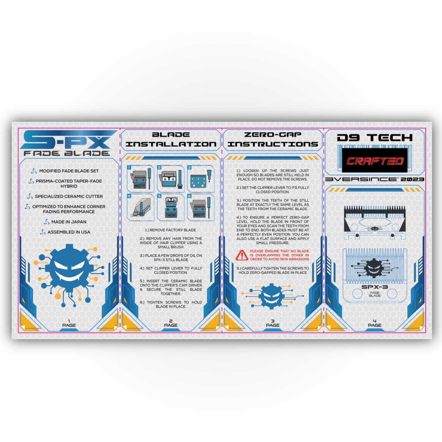 SPX-3 Fade blade™ - 3versince®