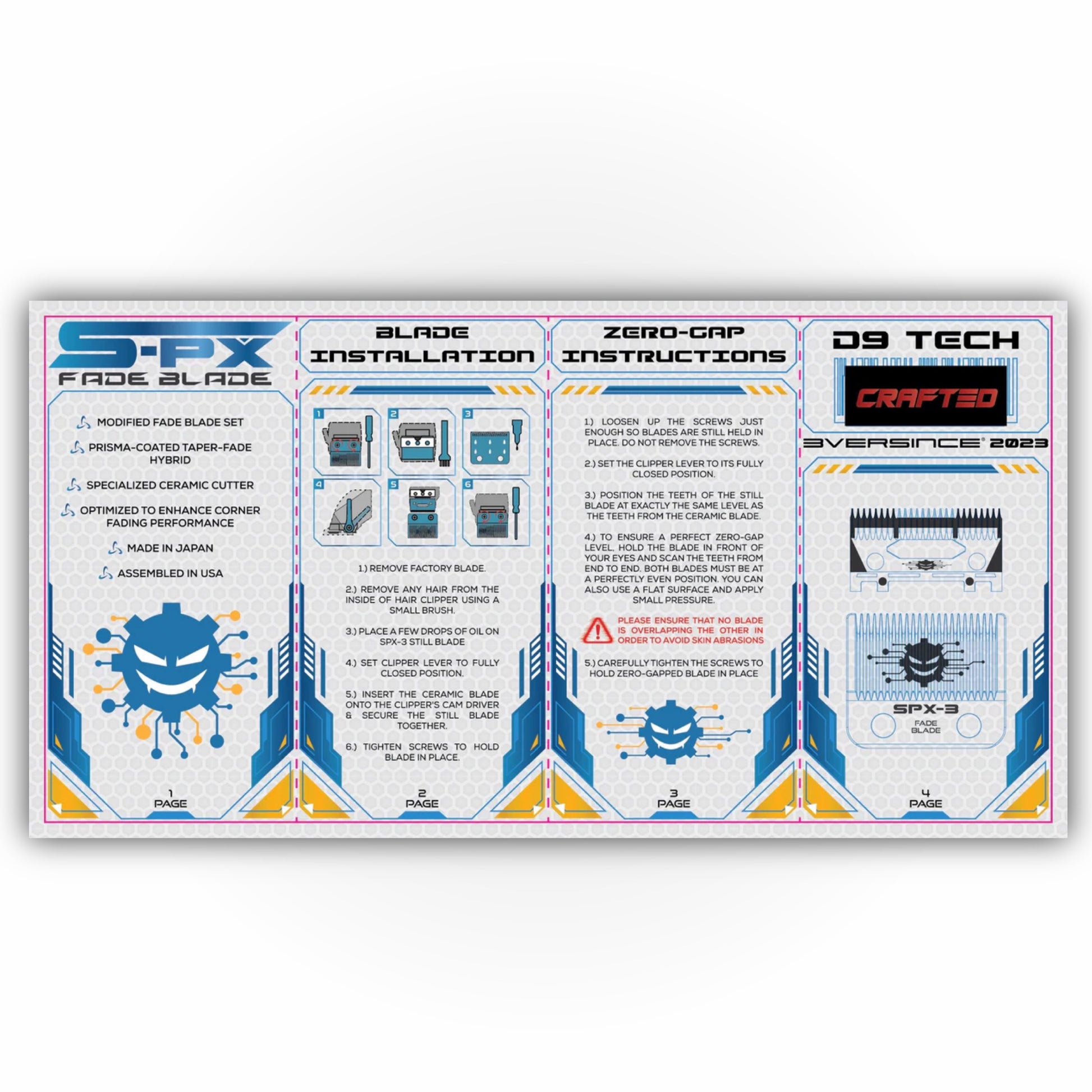 SPX-3 Fade blade™ - 3versince®