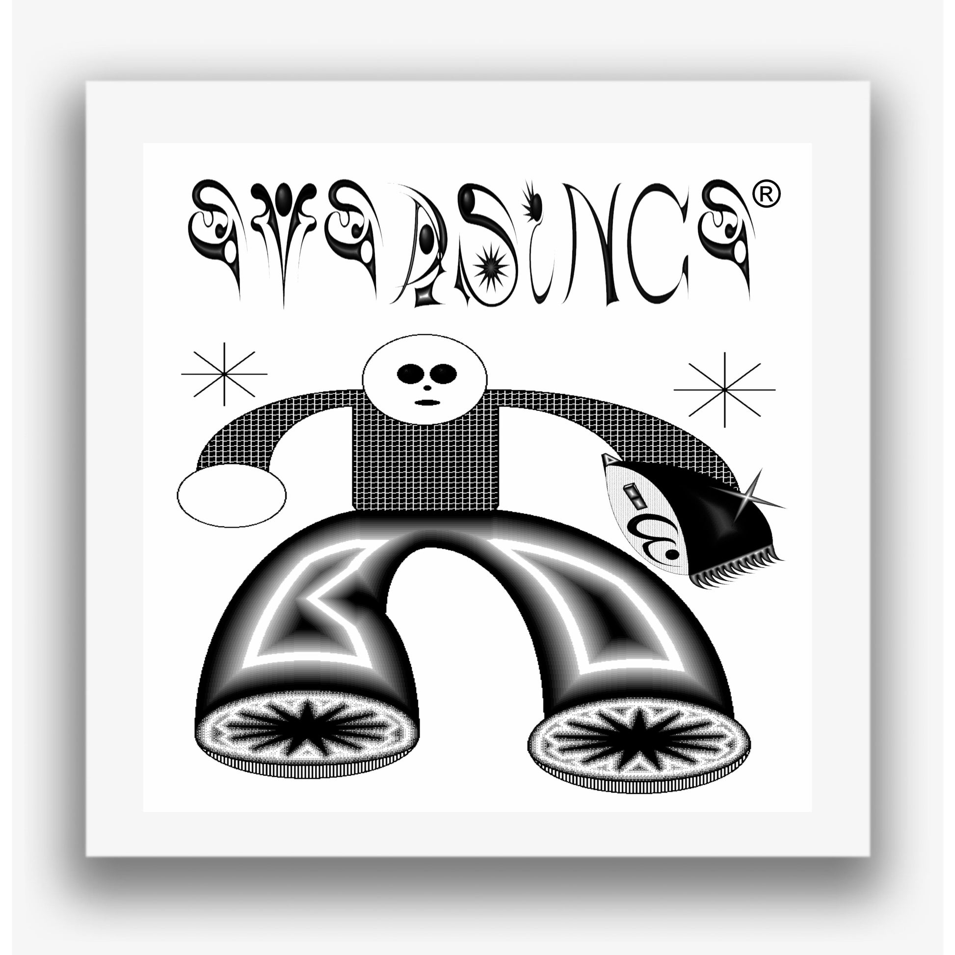 Logo gloss sticker (10pc.) - 3versince®